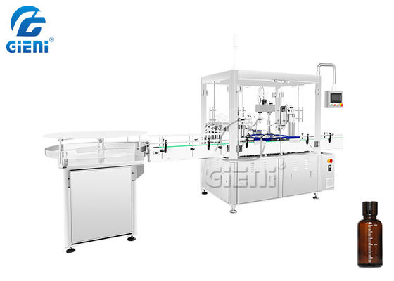 Máy làm đầy dầu tóc chai thủy tinh 10ml tự động với 4 vòi