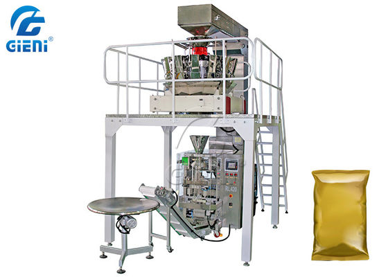 Máy đóng gói đứng nhiều đầu Máy đóng gói thực phẩm SS304 Máy niêm phong bao bì thực phẩm